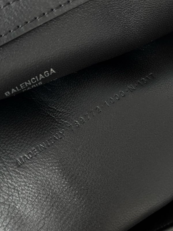 Sac Balenciaga Rodeo taille moyenne en cuir de veau noir – Image 2