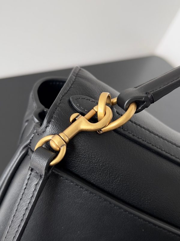 Sac Balenciaga Rodeo Mini en cuir de veau noir – Image 8