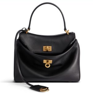 Sac Balenciaga Rodeo Mini en cuir de veau noir