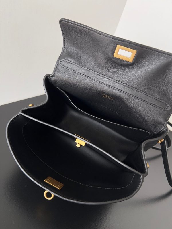 Sac Balenciaga Rodeo Mini en cuir de veau noir – Image 2
