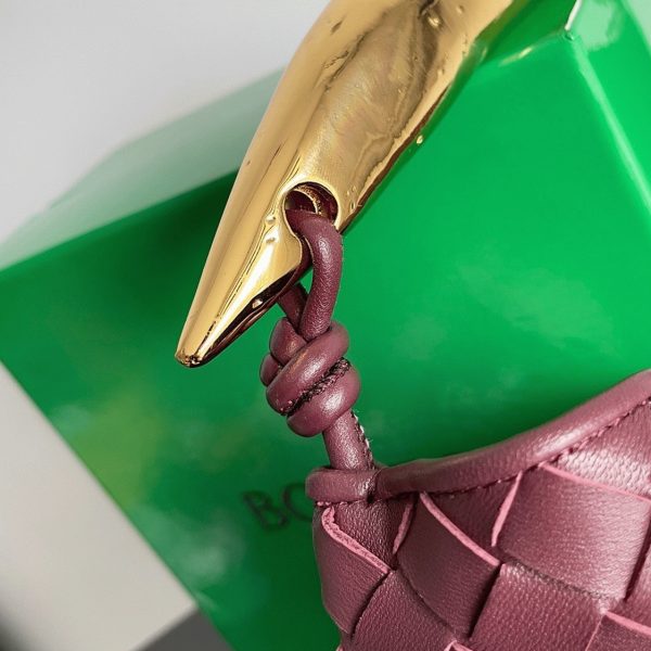 Réplique petit sac Bottega Veneta Sardine en Barolo – Image 5