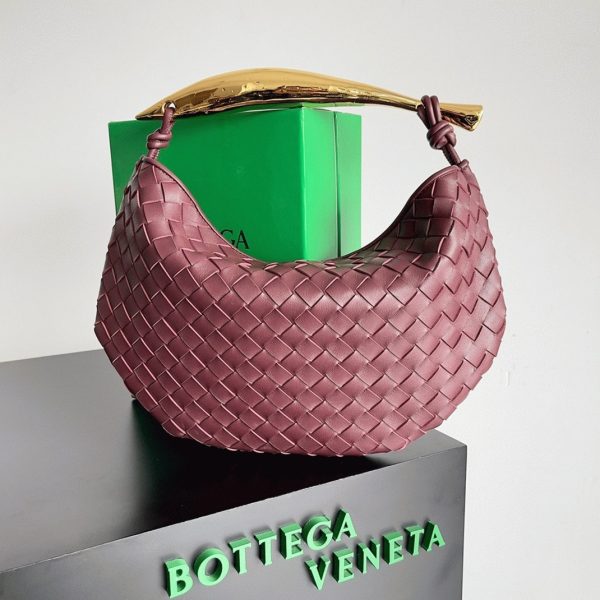 Réplique petit sac Bottega Veneta Sardine en Barolo – Image 2