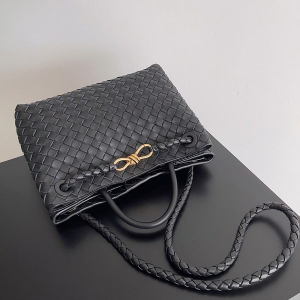 Faux sac Bottega Veneta Andiamo moyen en Noir – Image 7