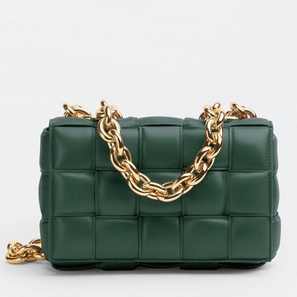 Contrefaçon du sac Bottega Veneta Chain Cassette en Raintree