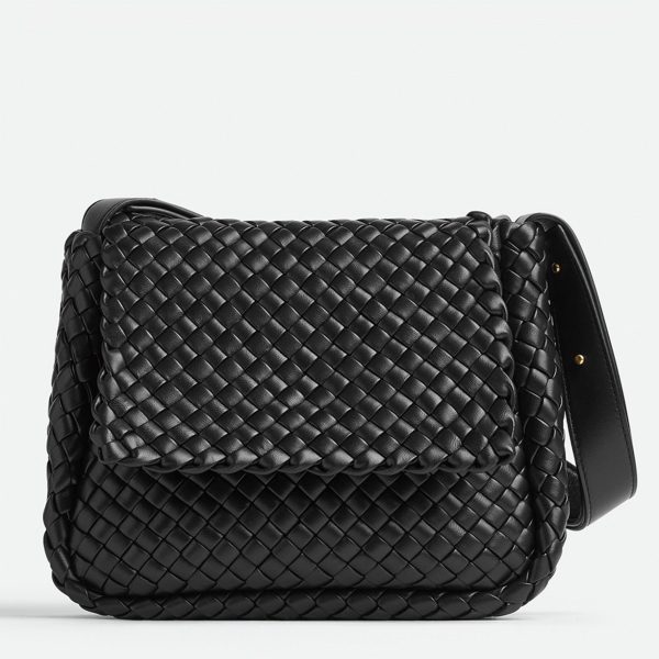 Contrefaçon Bottega Veneta Cobble Small Bag en Noir