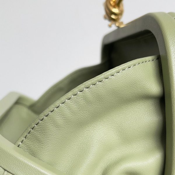 Faux minaudière Bottega Veneta Knot en Travertine – Image 8