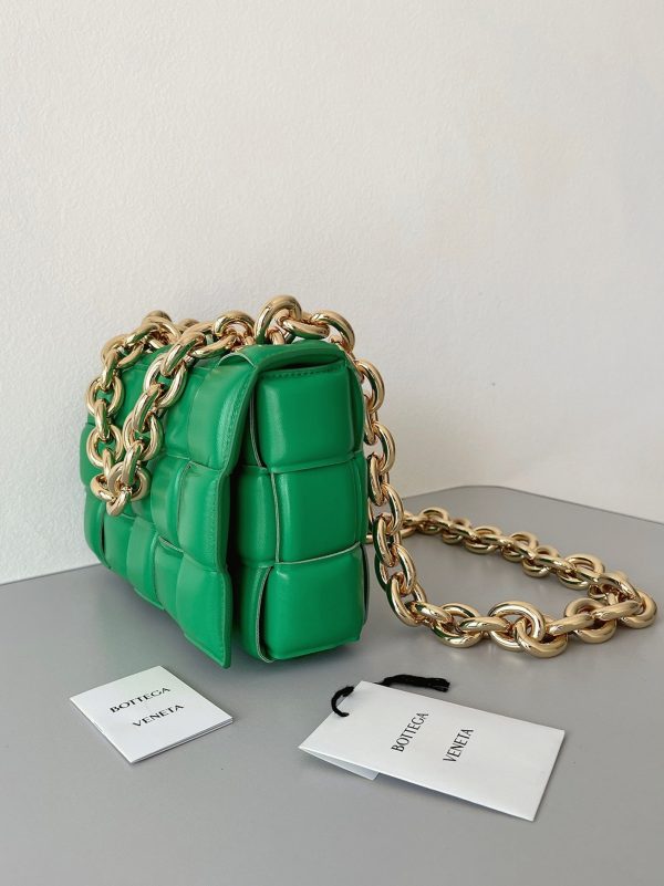 Réplique du sac Bottega Veneta Chain Cassette en Parakeet – Image 5