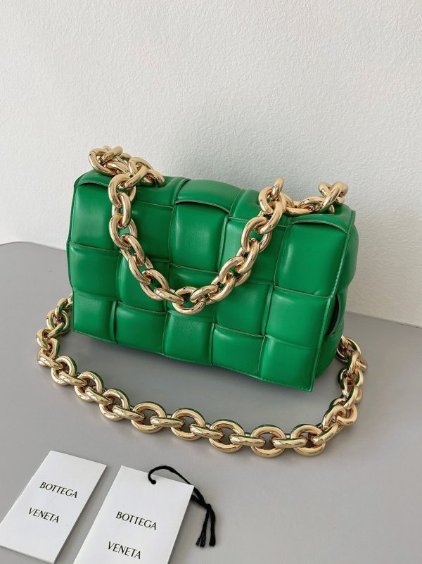 Réplique du sac Bottega Veneta Chain Cassette en Parakeet – Image 4