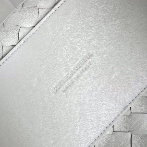 Faux petit sac Bottega Veneta Andiamo en Blanc – Image 6
