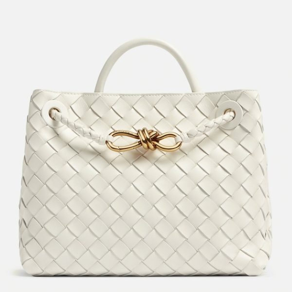 Faux petit sac Bottega Veneta Andiamo en Blanc