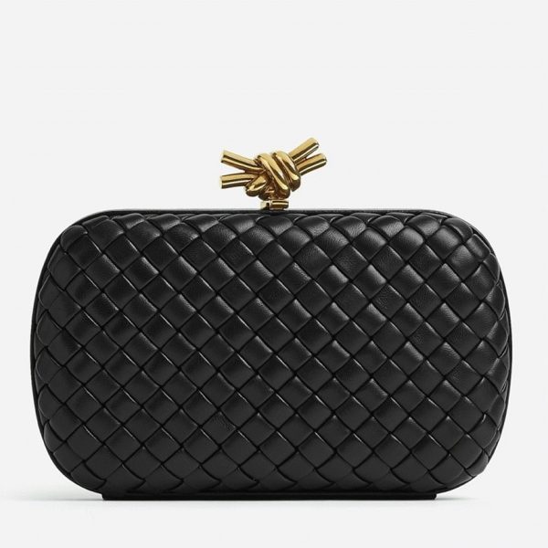 Faux minaudière Bottega Veneta Knot en Noir