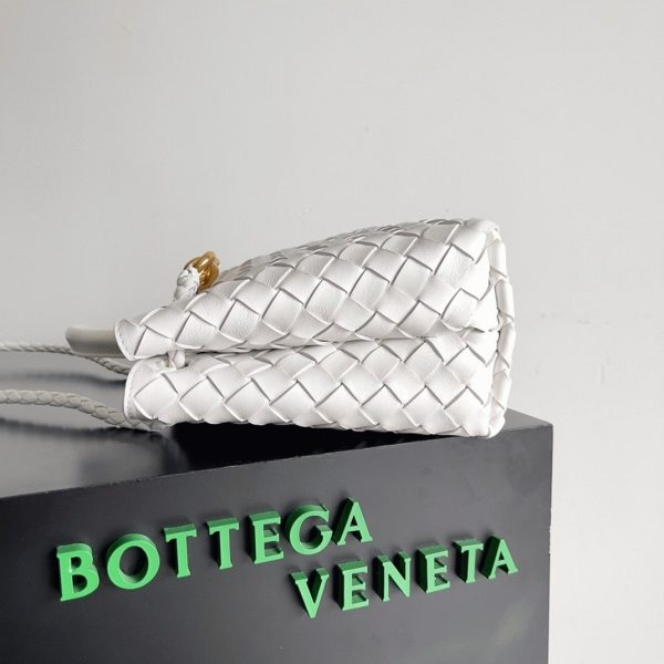 Faux petit sac Bottega Veneta Andiamo en Blanc – Image 5