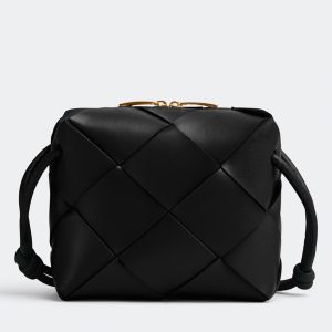Contrefaçon mini sac Bottega Veneta Cassette Camera en Noir