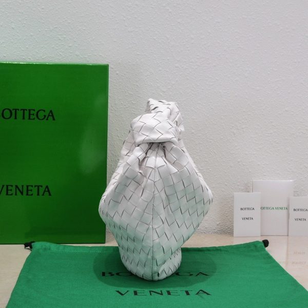 Faux Sac Adolescent Bottega Veneta BV Jodie en Blanc – Image 9