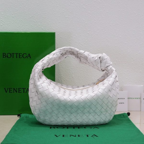 Faux Sac Adolescent Bottega Veneta BV Jodie en Blanc – Image 6