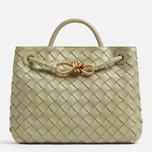 Faux petit sac Bottega Veneta Andiamo en Travertine