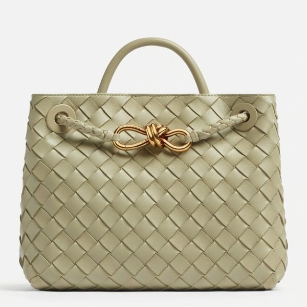 Faux petit sac Bottega Veneta Andiamo en Travertine