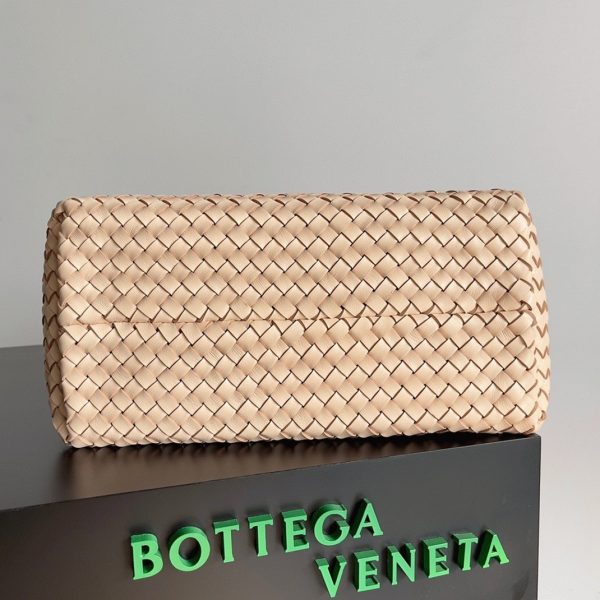 Fausse Bottega Veneta Cabat Medium en cuir d’agneau intrecciato Melon – Image 4