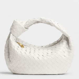 Faux Sac Adolescent Bottega Veneta BV Jodie en Blanc