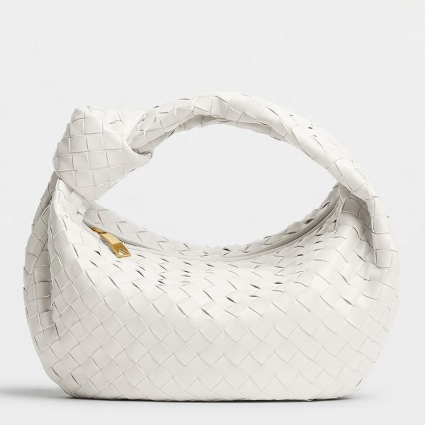 Faux Sac Adolescent Bottega Veneta BV Jodie en Blanc