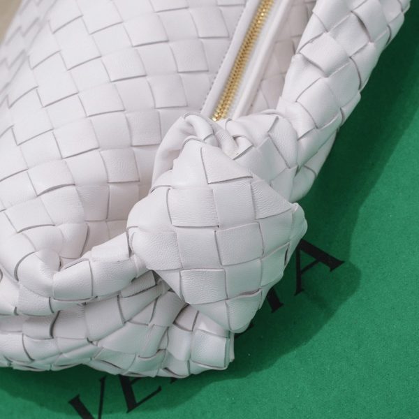 Faux Sac Adolescent Bottega Veneta BV Jodie en Blanc – Image 5