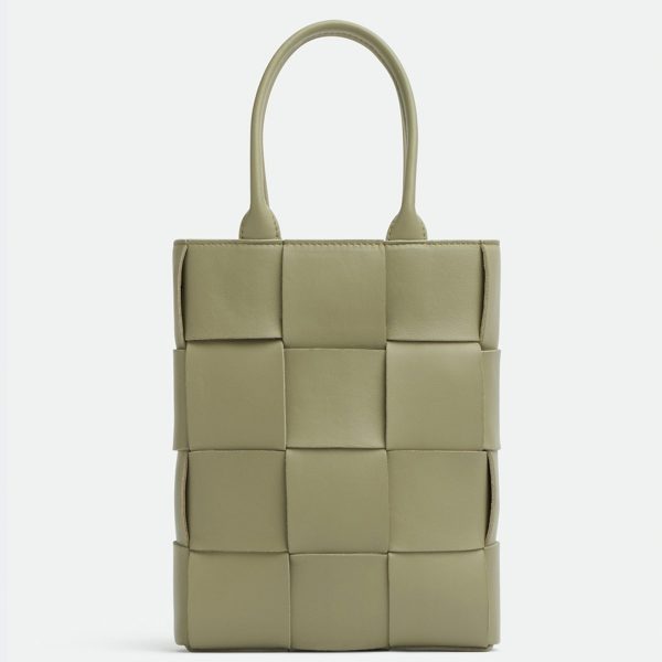 Contrefaçon Bottega Veneta Cassette Mini Tote Bag en Travertin