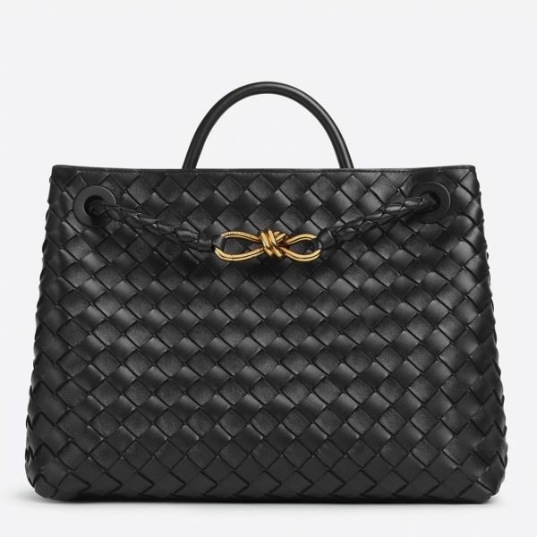 Faux sac Bottega Veneta Andiamo moyen en Noir