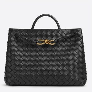 Faux grand sac Bottega Veneta Andiamo en Noir