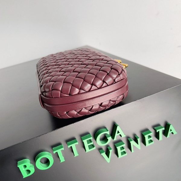 Réplique minaudière Bottega Veneta Knot en Bordeaux – Image 2