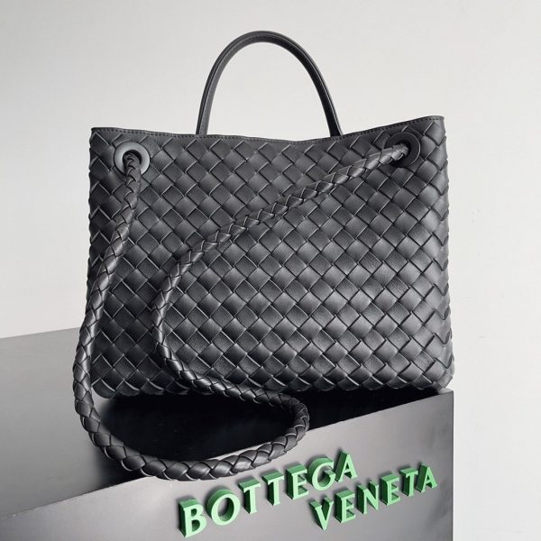 Faux sac Bottega Veneta Andiamo moyen en Noir – Image 2