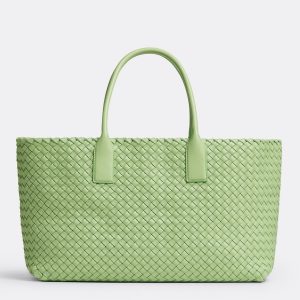 Réplique du sac Bottega Veneta Cabat Medium en Pistachio