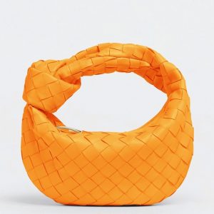 Faux Mini Sac Bottega Veneta BV Jodie en Orange