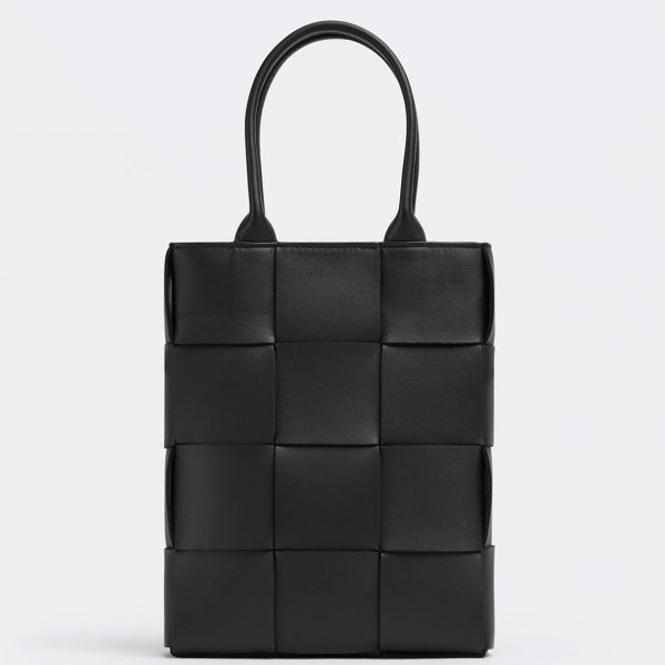 Réplique Bottega Veneta Cassette Mini Tote Bag en Noir