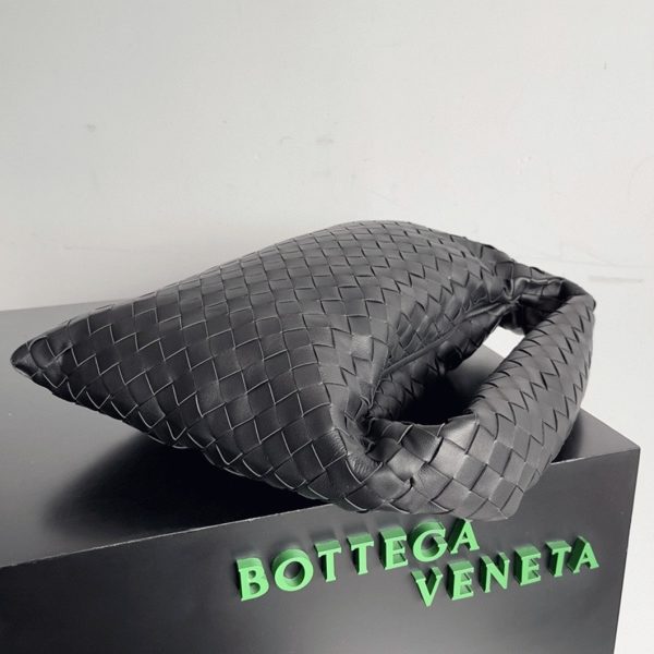 Fausse Bottega Veneta Small Hop Bag en Noir – Image 10