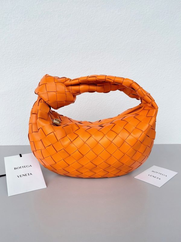 Faux Mini Sac Bottega Veneta BV Jodie en Orange – Image 6