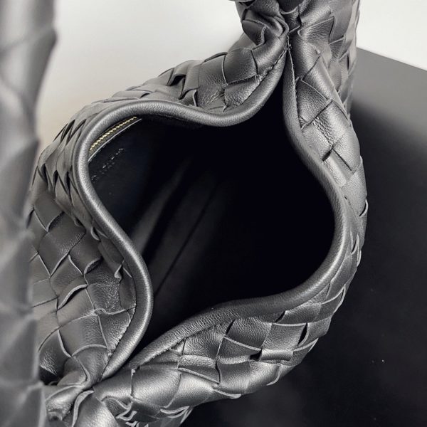 Fausse Bottega Veneta Small Hop Bag en Noir – Image 7