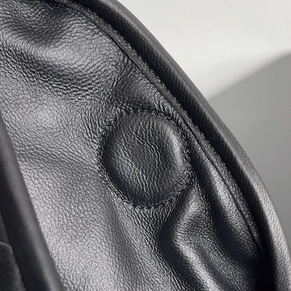 Fausse Bottega Veneta Small Hop Bag en Noir – Image 6