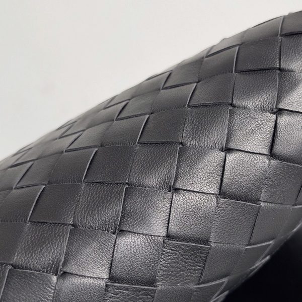 Fausse Bottega Veneta Small Hop Bag en Noir – Image 5