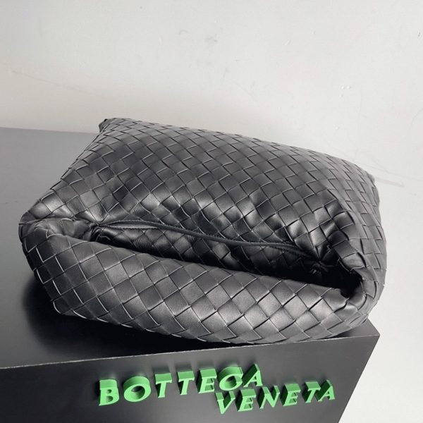 Fausse Bottega Veneta Small Hop Bag en Noir – Image 3