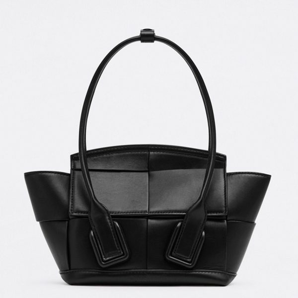 Fausse Bottega Veneta Arco Mini en noir