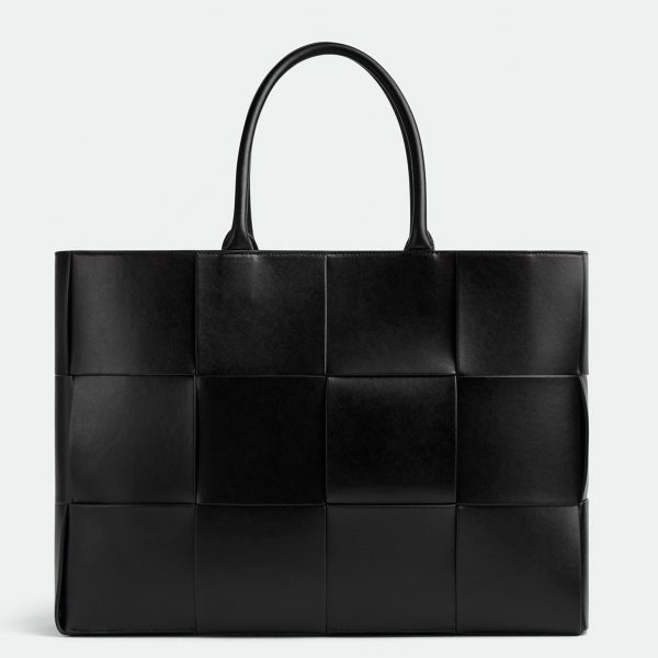 Réplique Bottega Veneta Large Arco Tote Bag en Noir