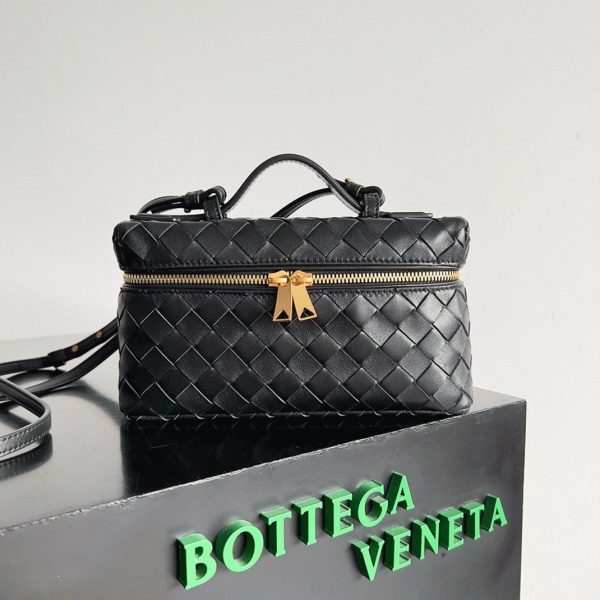 Imitation vanity case Bottega Veneta Bang Bang en Noir – Image 2