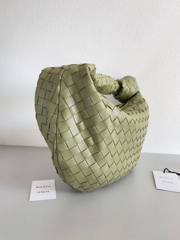 Contrefaçon Sac Adolescent Bottega Veneta BV Jodie en Travertin – Image 5