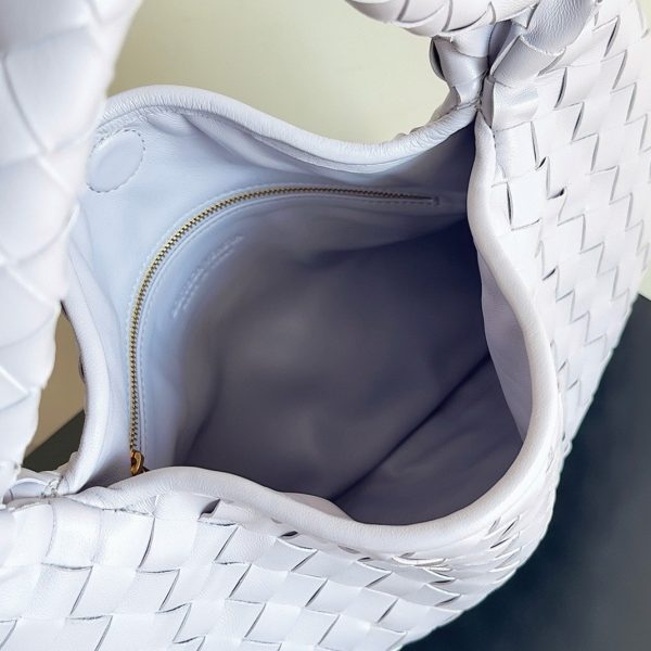 Réplique Bottega Veneta Small Hop Bag en Oyster – Image 4