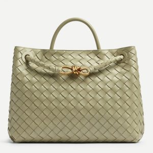 Contrefaçon sac Bottega Veneta Andiamo moyen en Travertine