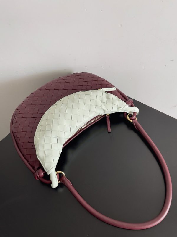 Contrefaçon sac Bottega Veneta Gemelli moyen en Barolo/Glacier – Image 7