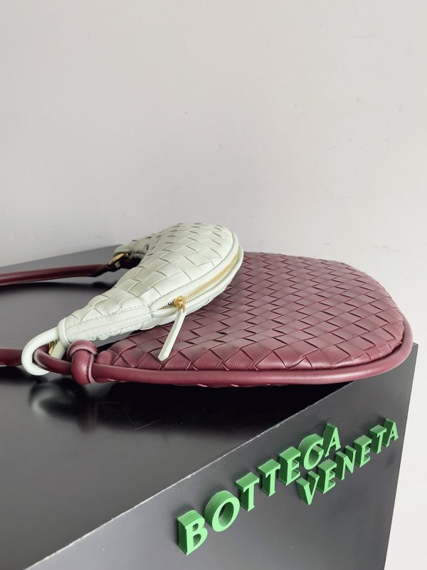 Contrefaçon sac Bottega Veneta Gemelli moyen en Barolo/Glacier – Image 6