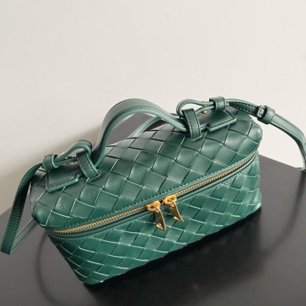 Réplique vanity case Bottega Veneta Bang Bang en Vert – Image 5
