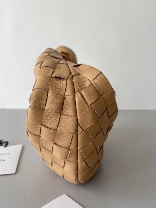 Réplique Mini Sac Bottega Veneta BV Jodie en Amande – Image 6