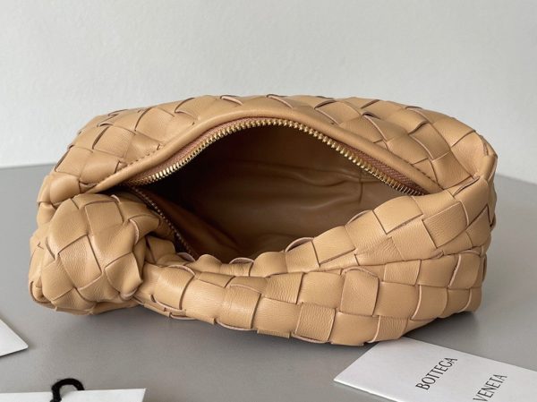 Réplique Mini Sac Bottega Veneta BV Jodie en Amande – Image 3
